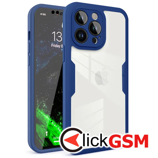 Techsuit - ColorVerse 360 Series + Screen Protector - iPhone 12 Pro - Blue