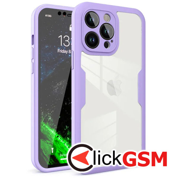 Techsuit - ColorVerse 360 Series + Screen Protector - iPhone 12 Pro - Purple