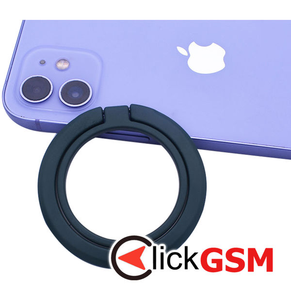 Techsuit - MagSafe Phone Ring (MPR3) - Round Shape, Aluminium Alloy, 3M - Dark Green