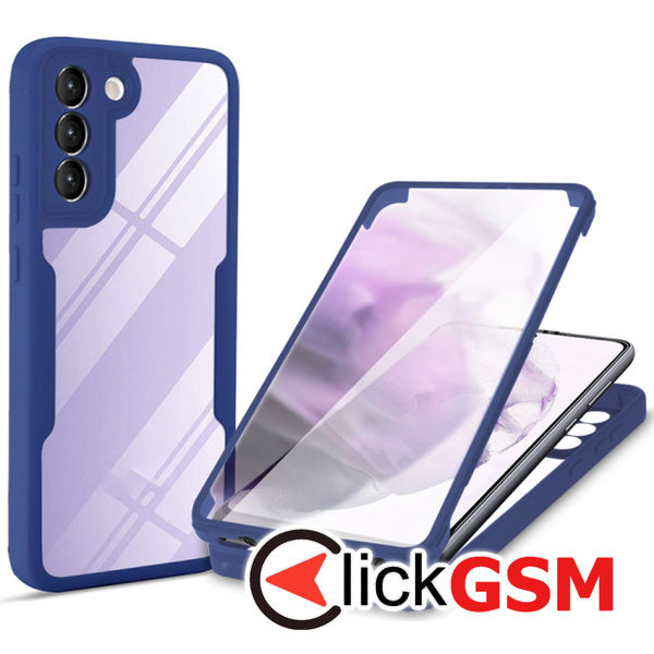 Techsuit - ColorVerse 360 Series + Screen Protector - Samsung Galaxy S23 - Blue