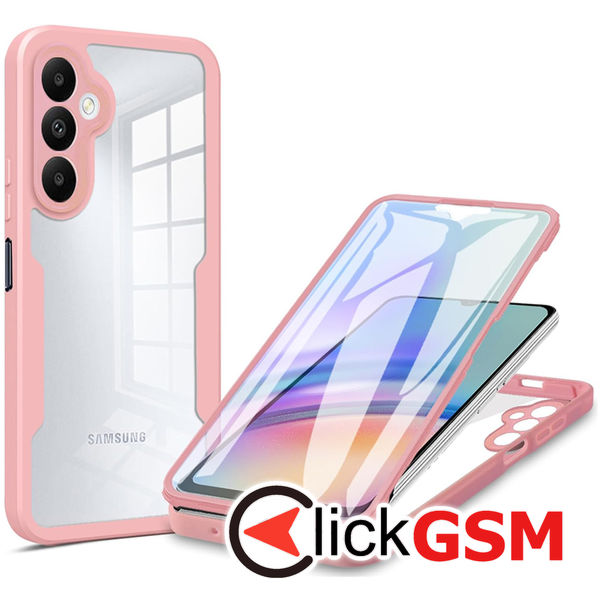 Techsuit - ColorVerse 360 Series + Screen Protector - Samsung Galaxy A34 5G - Pink