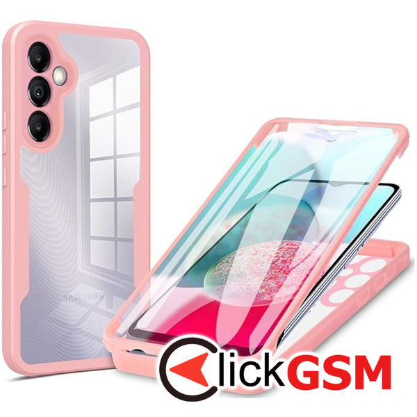 Techsuit - ColorVerse 360 Series + Screen Protector - Samsung Galaxy A14 4G / A14 5G - Pink