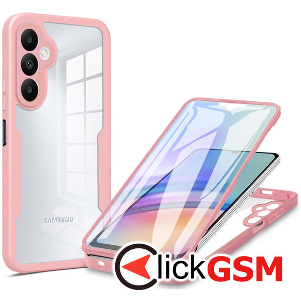 Techsuit - ColorVerse 360 Series + Screen Protector - Samsung Galaxy A05s - Pink