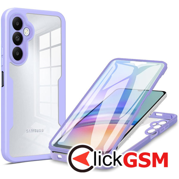 Techsuit - ColorVerse 360 Series + Screen Protector - Samsung Galaxy A05s - Purple