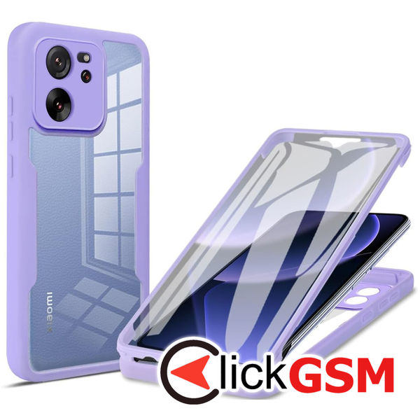 Techsuit - ColorVerse 360 Series + Screen Protector - Xiaomi 13T / 13T Pro - Purple