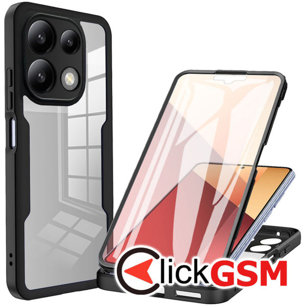 Techsuit - ColorVerse 360 Series + Screen Protector - Xiaomi Redmi Note 13 5G - Black