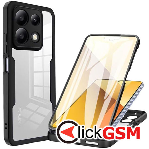 Techsuit - ColorVerse 360 Series + Screen Protector - Xiaomi Poco X6 Pro - Black