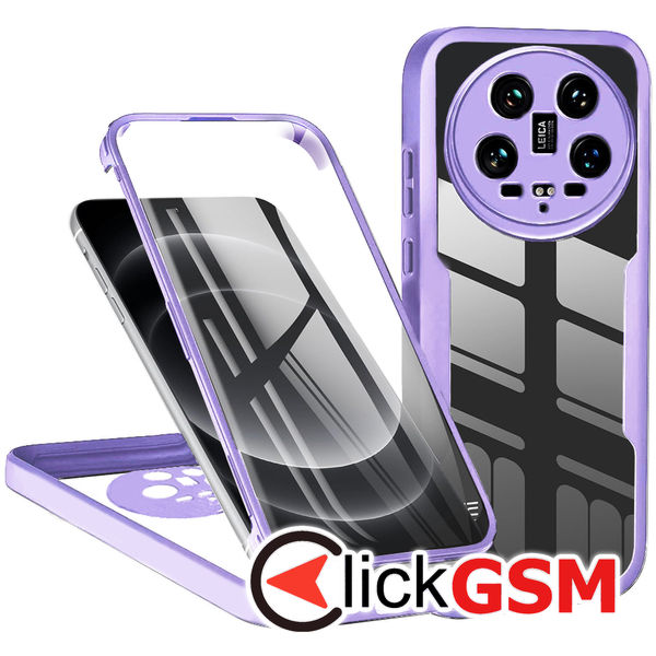 Techsuit - ColorVerse 360 Series + Screen Protector - Xiaomi 14 Ultra - Purple