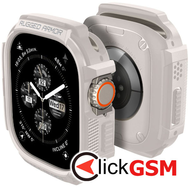 Spigen - Rugged Armor - Apple Watch Ultra / Ultra 2 - Dune Beige