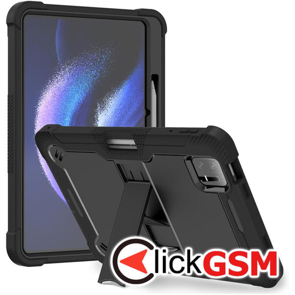 Techsuit - Rugged TabShell + Screen Protector - Xiaomi Pad 6 / Pad 6 Pro - Black