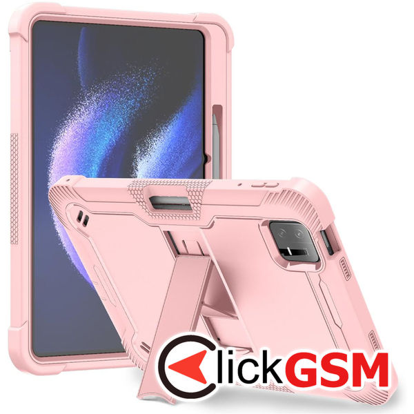 Techsuit - Rugged TabShell + Screen Protector - Xiaomi Pad 6 / Pad 6 Pro - Rose Gold