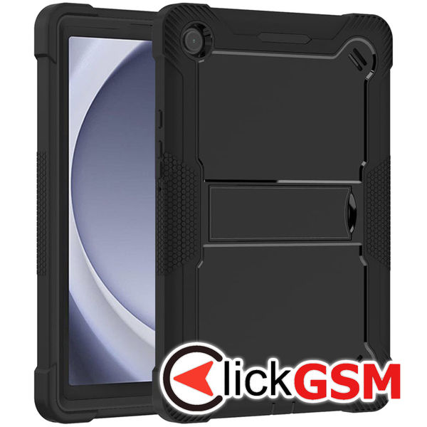 Techsuit - Rugged TabShell + Screen Protector - Samsung Galaxy Tab A9 - Black