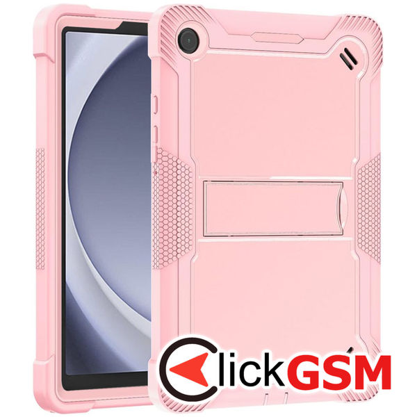 Techsuit - Rugged TabShell + Screen Protector - Samsung Galaxy Tab A9 - Rose Gold