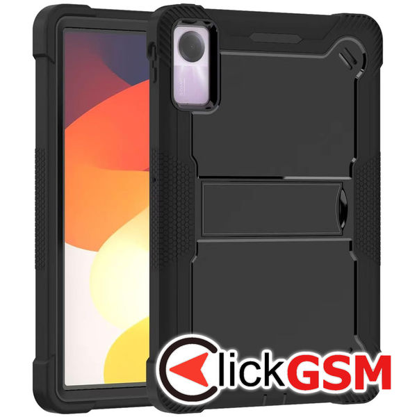Techsuit - Rugged TabShell + Screen Protector - Xiaomi Redmi Pad SE - Black