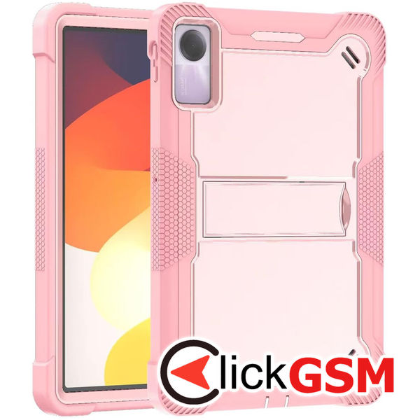 Techsuit - Rugged TabShell + Screen Protector - Xiaomi Redmi Pad SE - Rose Gold