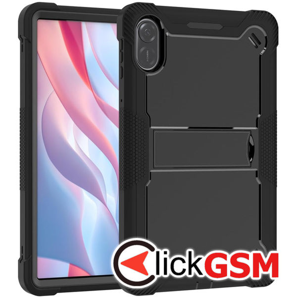 Techsuit - Rugged TabShell + Screen Protector - Honor Pad X9 / X8 Pro - Black