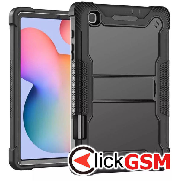 Techsuit - Rugged TabShell + Screen Protector - Samsung Galaxy Tab S6 Lite 10.4 P610/P615 - Black
