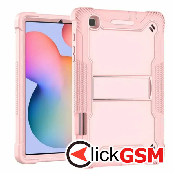 Techsuit - Rugged TabShell + Screen Protector - Samsung Galaxy Tab S6 Lite 10.4 P610/P615 - Rose Gold