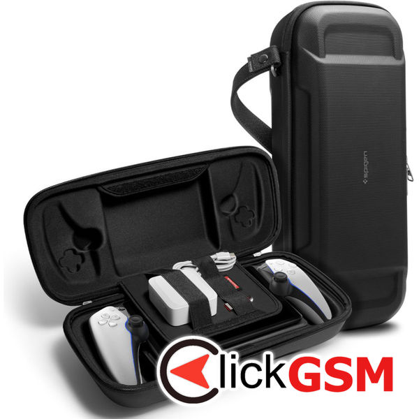 Spigen - Rugged Armor Pro - Sony Playstation Portal - Black