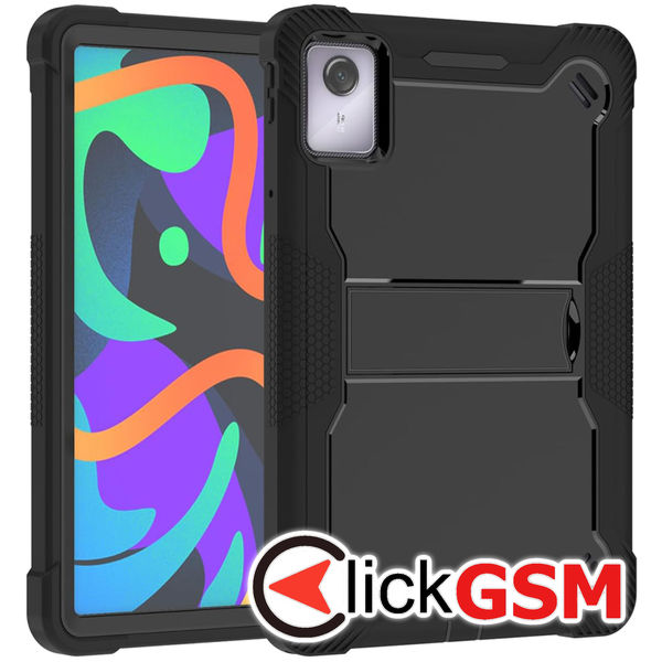 Techsuit - Rugged TabShell + Screen Protector - Lenovo Tab M11 - Black