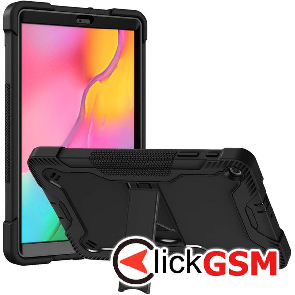 Techsuit - Rugged TabShell + Screen Protector - Samsung Galaxy Tab A 10.1 2019 T510/T515 - Black