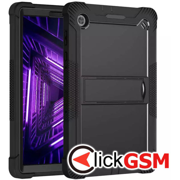 Techsuit - Rugged TabShell + Screen Protector - Lenovo Tab M10 PLUS FHD (TB-X606F) - Black