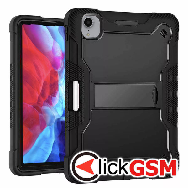 Techsuit - Rugged TabShell + Screen Protector - iPad Pro 12.9 (2018 / 2020 / 2021 / 2022) - Black