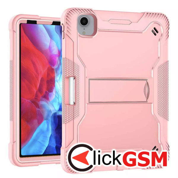 Techsuit - Rugged TabShell + Screen Protector - iPad Pro 12.9 (2018 / 2020 / 2021 / 2022) - Rose Gold