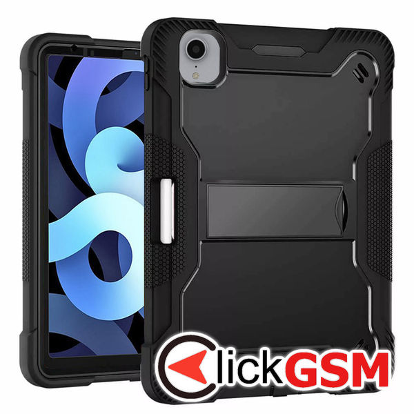 Techsuit - Rugged TabShell + Screen Protector - iPad Air 4 (2020)/Air 5 (2022)/iPad Pro 11 (2018/2020/2021/2022) - Black