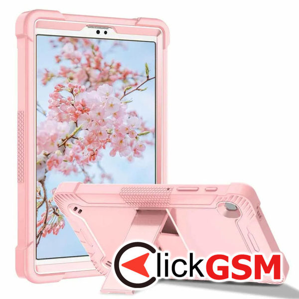 Techsuit - Rugged TabShell + Screen Protector - Samsung Galaxy Tab A7 Lite 8.7 inch T220/T225 2021 - Rose Gold