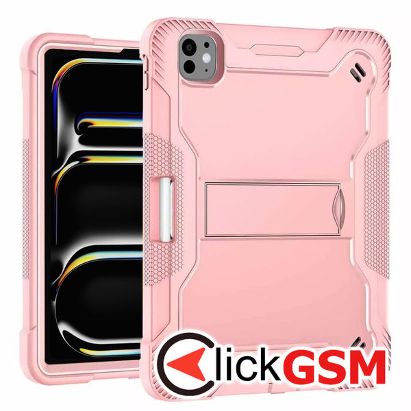 Techsuit - Rugged TabShell + Screen Protector - iPad Pro 11 (2024) - Rose Gold