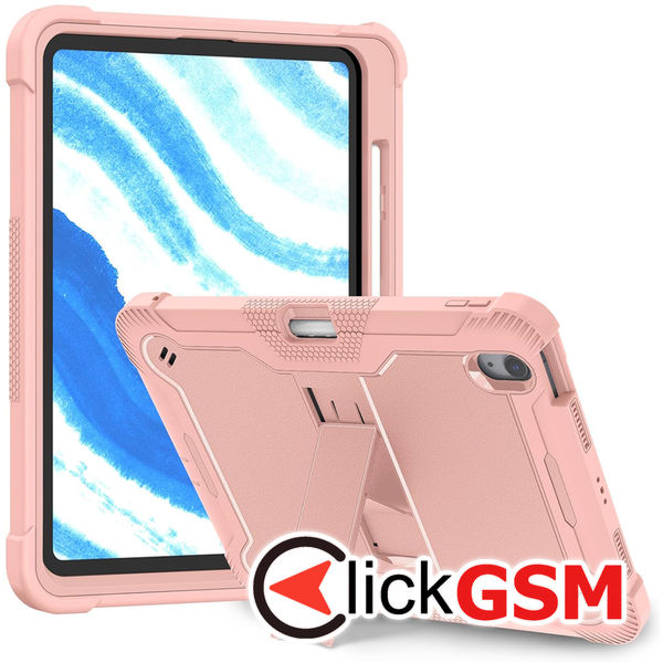 Techsuit - Rugged TabShell + Screen Protector - iPad Air 11?(2024) - Rose Gold