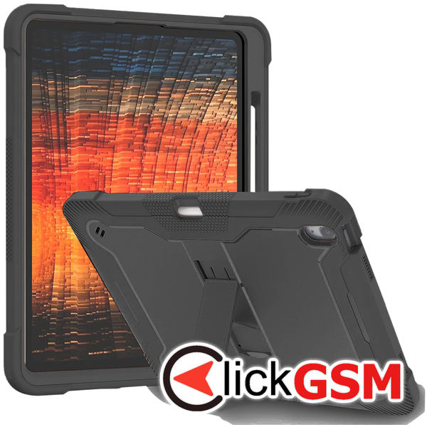 Techsuit - Rugged TabShell + Screen Protector - iPad Air 13 (2024) - Black