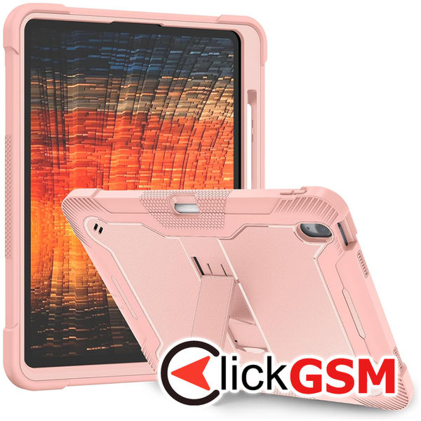 Techsuit - Rugged TabShell + Screen Protector - iPad Air 13 (2024) - Rose Gold