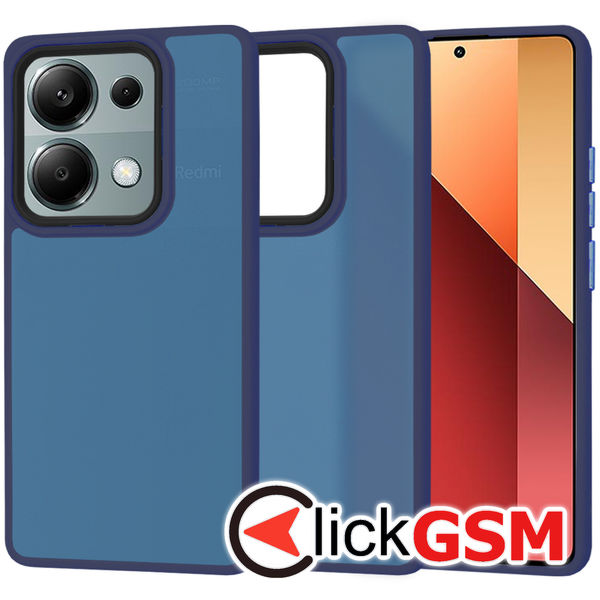 Techsuit - HaloFrost Series - Xiaomi Redmi Note 13 Pro 4G / Poco M6 Pro 4G- Deep Blue