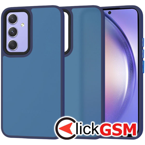 Techsuit - HaloFrost Series - Samsung Galaxy A54 - Deep Blue