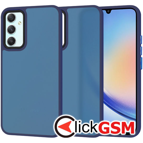 Techsuit - HaloFrost Series - Samsung Galaxy A34 5G - Deep Blue