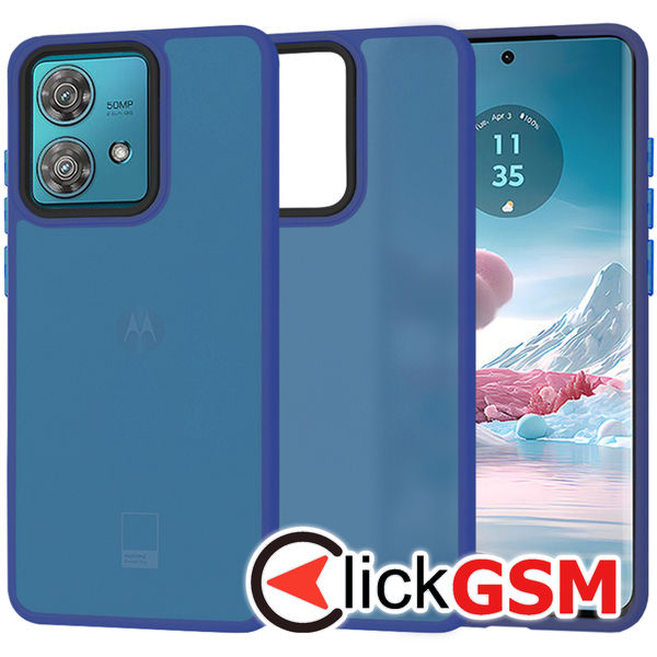Techsuit - HaloFrost Series - Motorola Edge 40 Neo - Deep Blue