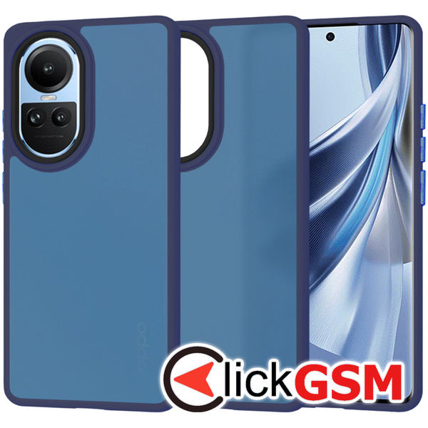 Techsuit - HaloFrost Series - Oppo Reno10 / Reno10 Pro - Deep Blue