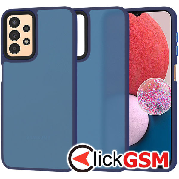 Techsuit - HaloFrost Series - Samsung Galaxy A13 4G / A13 5G / A04S - Deep Blue