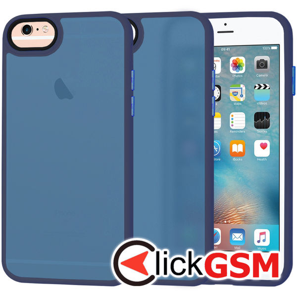 Techsuit - HaloFrost Series - iPhone 6 / 6S / 7 / 8 - Deep Blue
