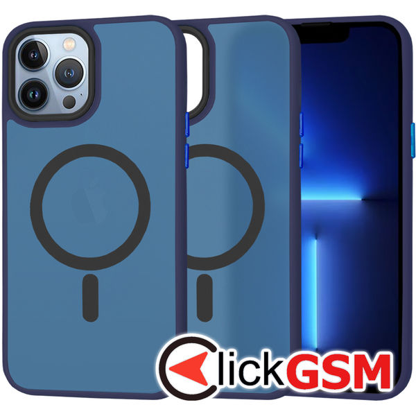 Techsuit - HaloFrost MagSafe Series - iPhone 13 Pro Max - Deep Blue