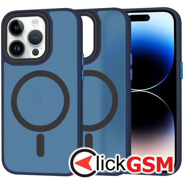 Techsuit - HaloFrost MagSafe Series - iPhone 14 Pro - Deep Blue