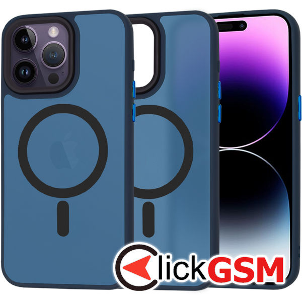 Techsuit - HaloFrost MagSafe Series - iPhone 14 Pro Max - Deep Blue