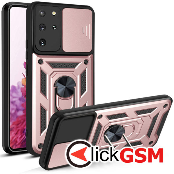 Techsuit - CamShield Series - Samsung Galaxy S20 Plus 4G / S20 Plus 5G - Rose Gold