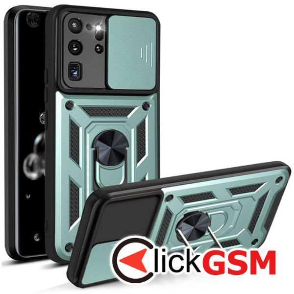 Techsuit - CamShield Series - Samsung Galaxy S20 Ultra 4G / S20 Ultra 5G - Green