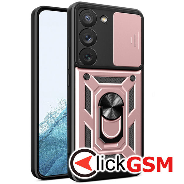 Techsuit - CamShield Series - Samsung Galaxy S22 5G - Rose Gold