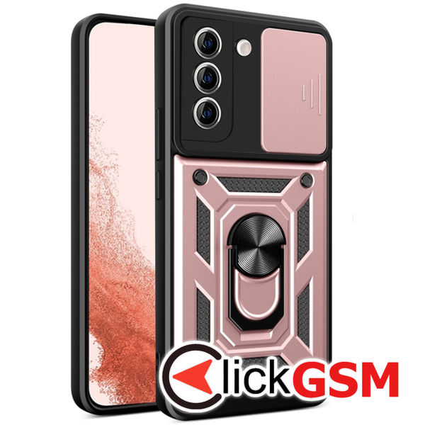 Techsuit - CamShield Series - Samsung Galaxy S22 Plus 5G - Rose Gold