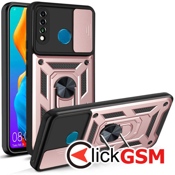 Techsuit - CamShield Series - Huawei P30 Lite / P30 Lite New Edition - Rose Gold