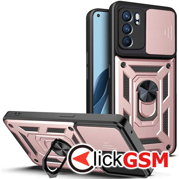 Techsuit - CamShield Series - Oppo Reno6 5G - Rose Gold